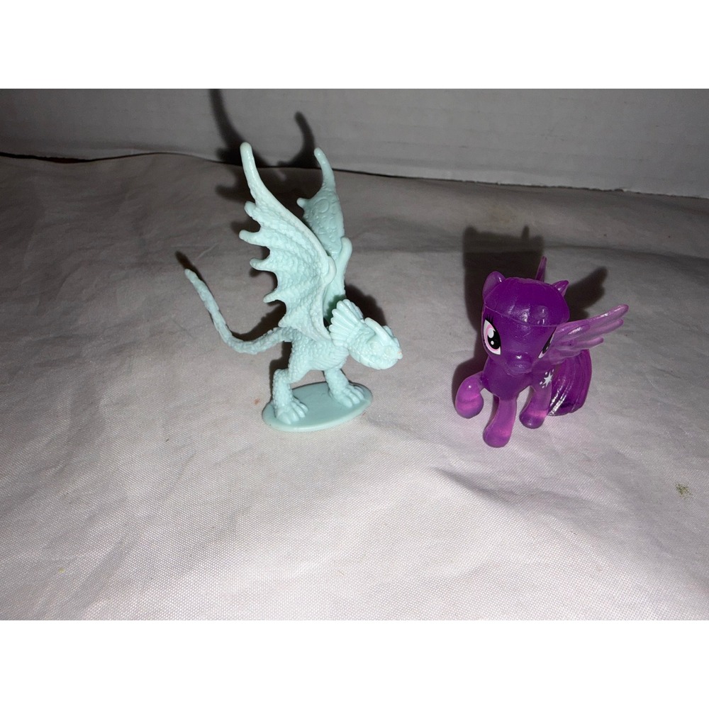 My Little Pony Translucent Twilight Sparkle & Mint Green Dragon Mini Figure